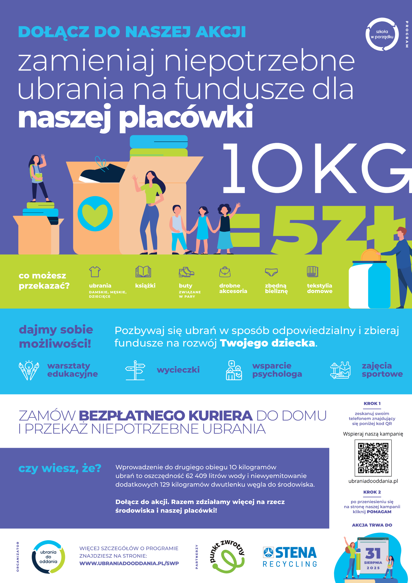 plakat z kodem QR