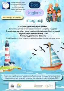 pod żaglami integracji - plakat
